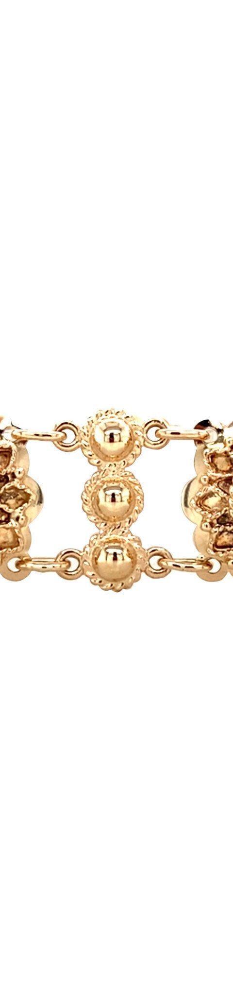 Vintage 14K Gold Bracelet with Garnet